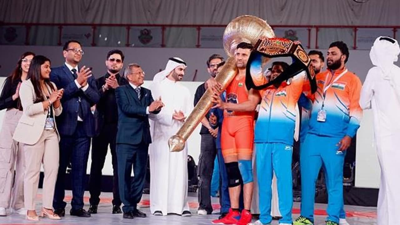Sangram Singh won gold medal in pro wrestling championship Sangram Singh won gold medal in pro wrestling championship