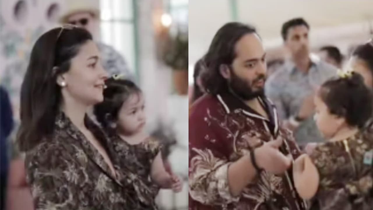 Anant Ambani Raha Kapoor Video