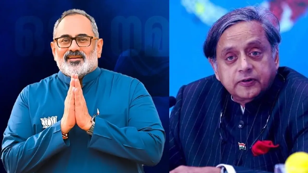 Shashi Tharoor VS Rajeev Chandrasekhar Shashi Tharoor VS Rajeev Chandrasekhar