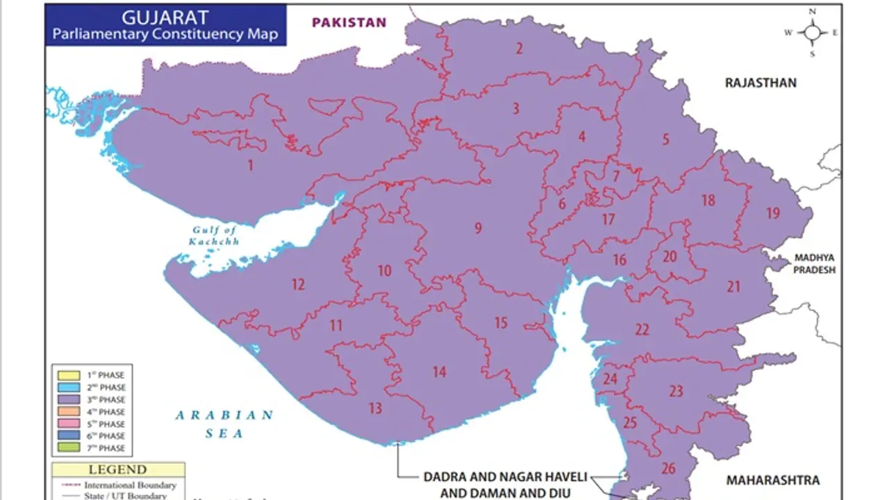 Gujarat Lok Sabha election Program