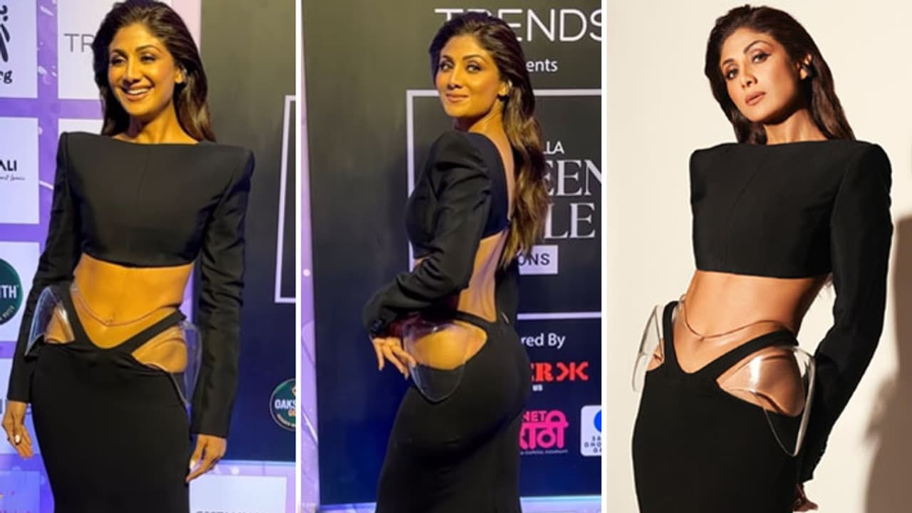 shilpa shetty brutally trolled for wearing cutout dress with plastic 