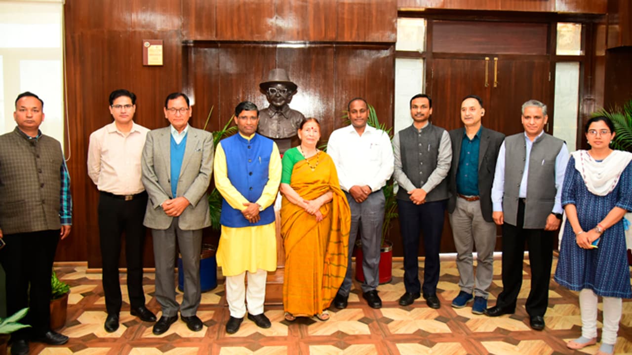 Uttarakhand Chief Electoral Officer meeting with state icons