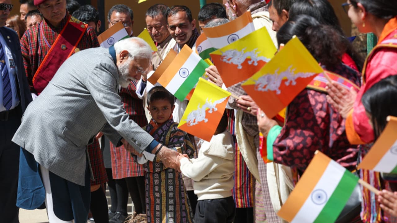 MODI IN BHUTAN MODI IN BHUTAN