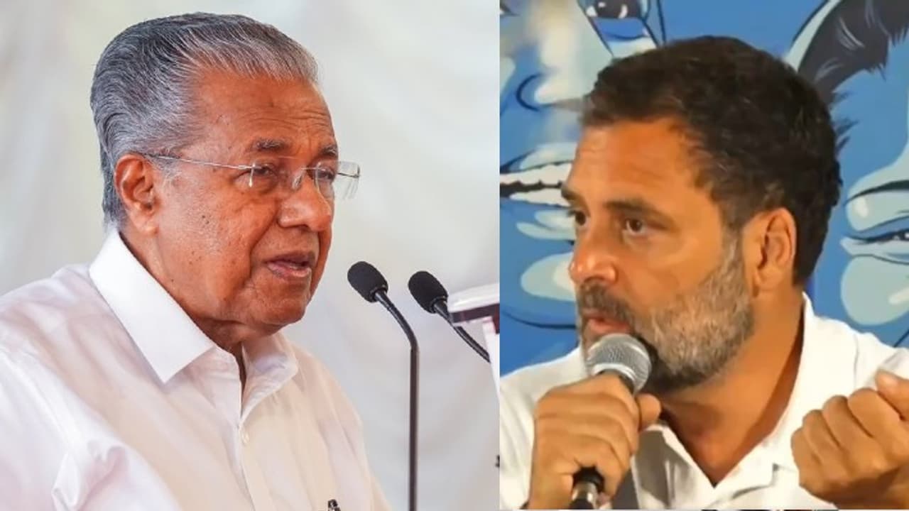 Pinarayi Vijayan slammed Rahul Gandhi Pinarayi Vijayan slammed Rahul Gandhi