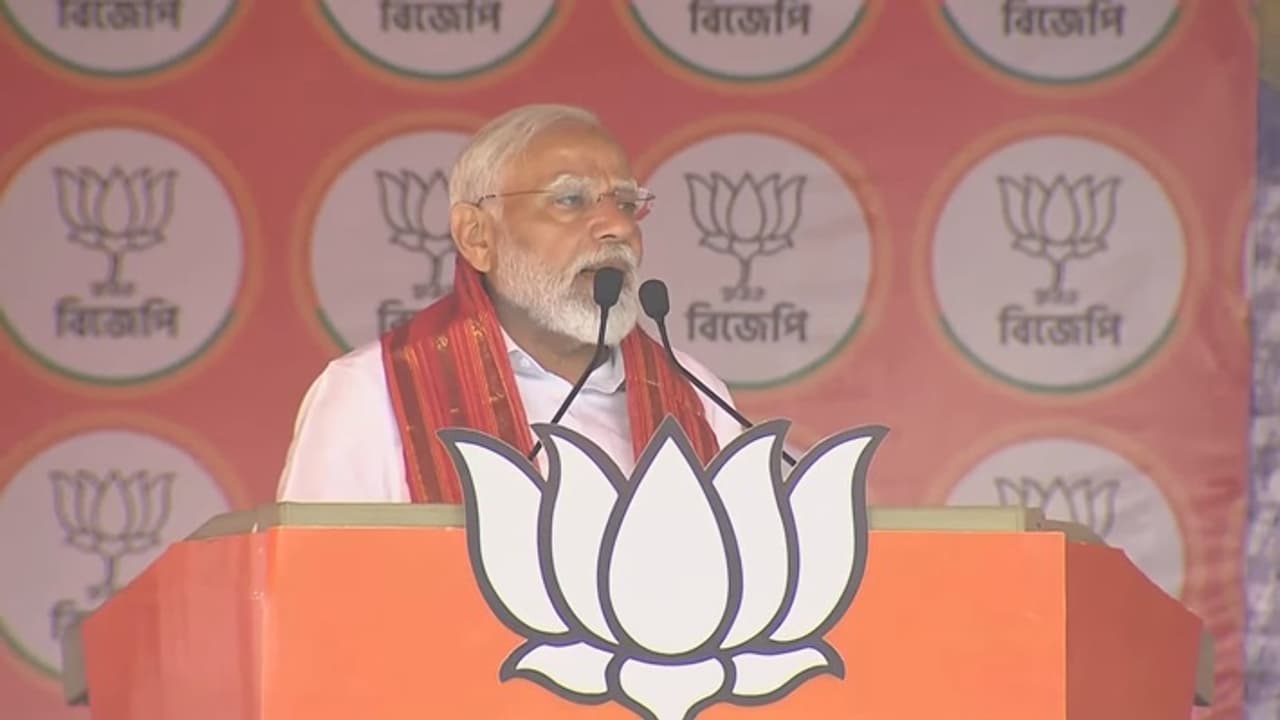 PM Modi Rally in Cooch Behar West Bengal 
