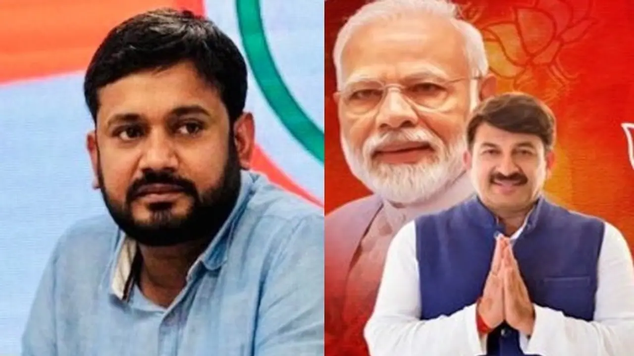 Manoj Tiwari VS Kanhaiya Kumar Manoj Tiwari VS Kanhaiya Kumar