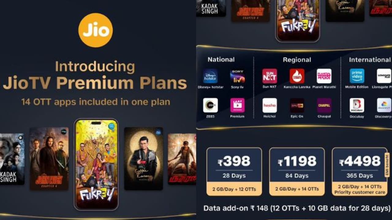 JIO OTT Plans