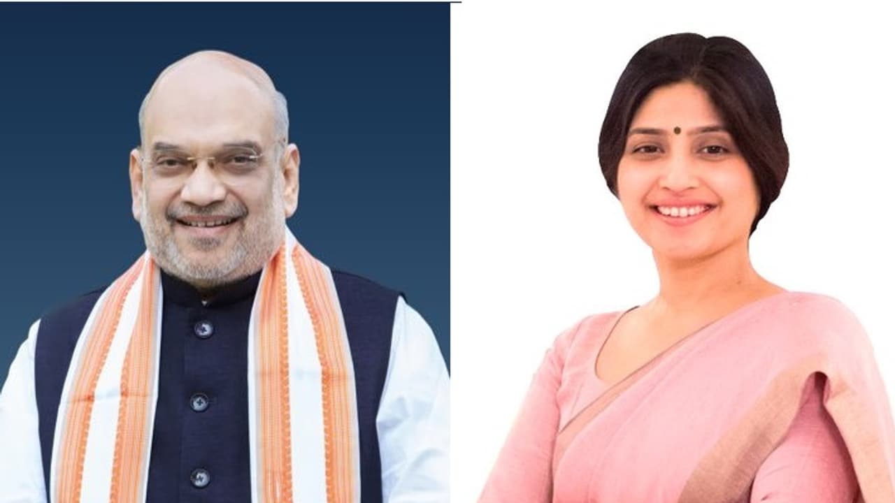 Amit Shah Dimple Yadav