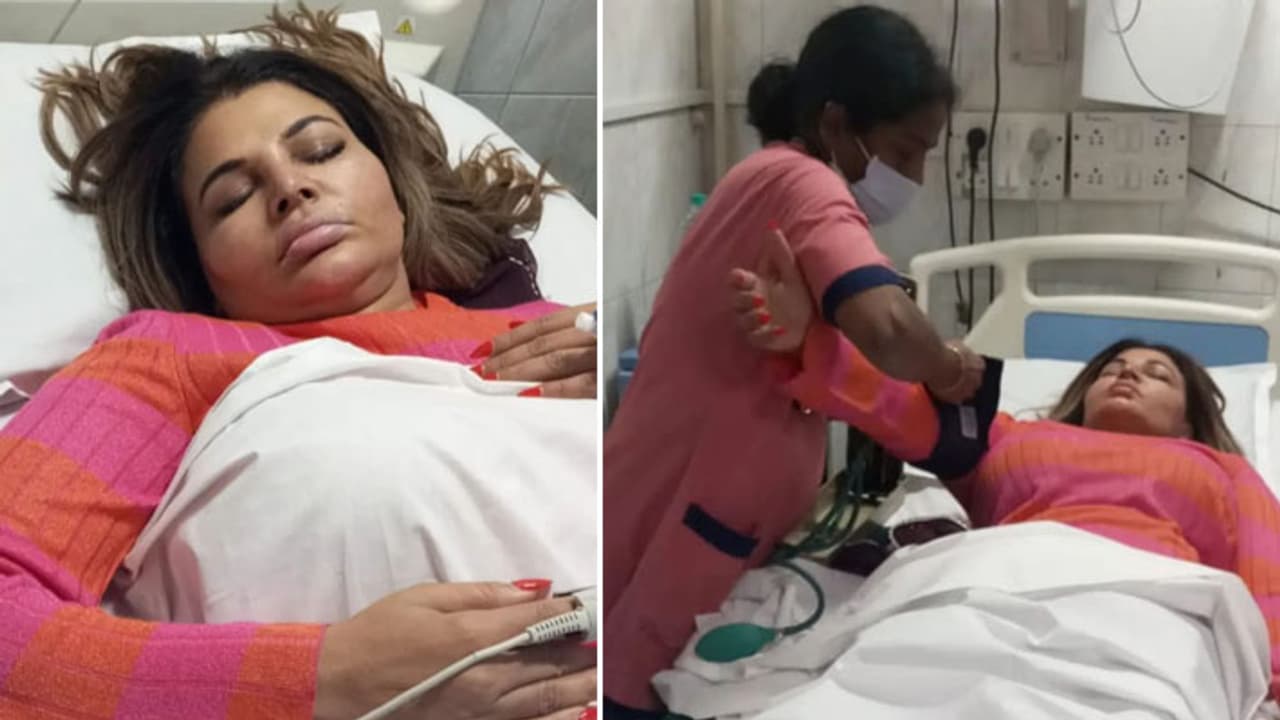 rakhi sawant hospitalised