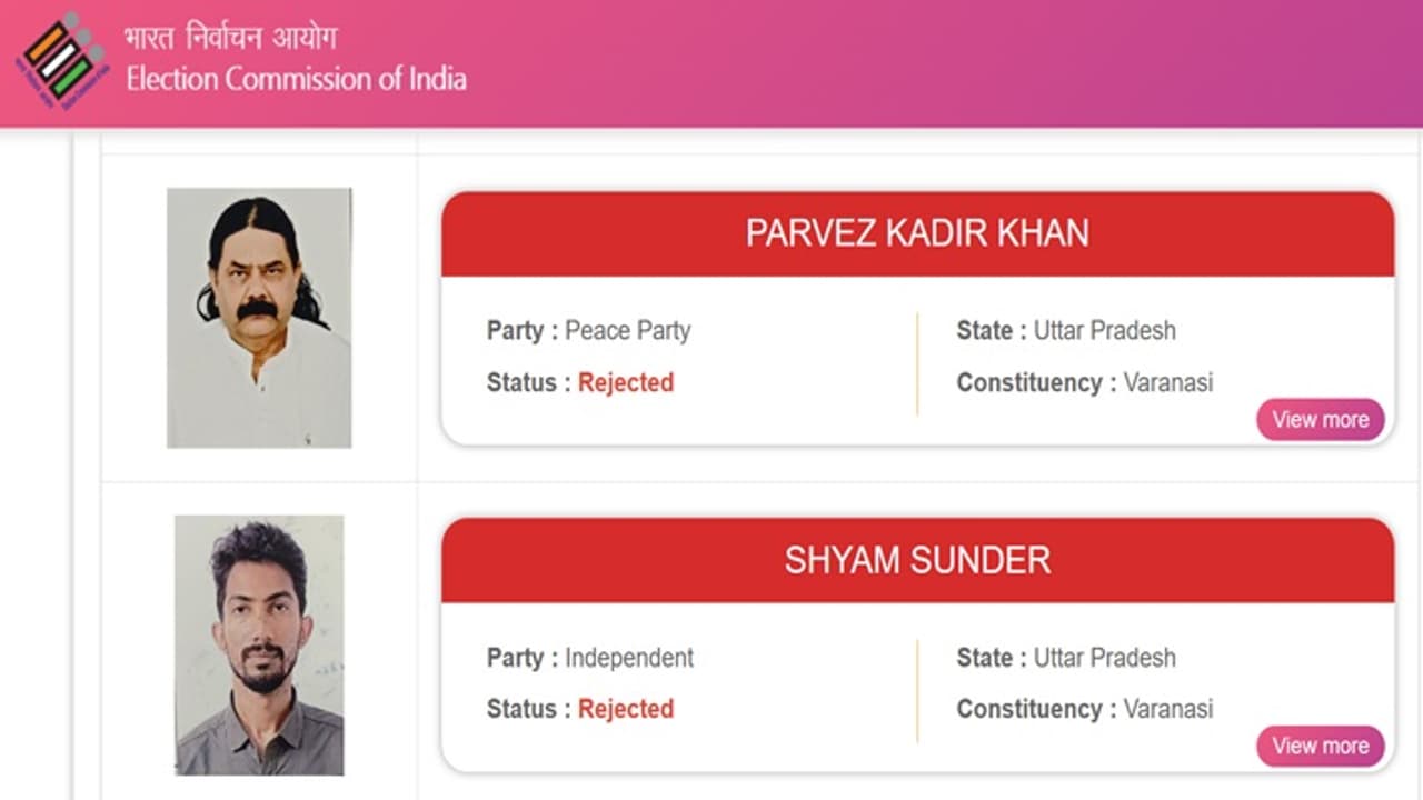 33 candidates nomination rejected form Varanasi 33 candidates nomination rejected form Varanasi