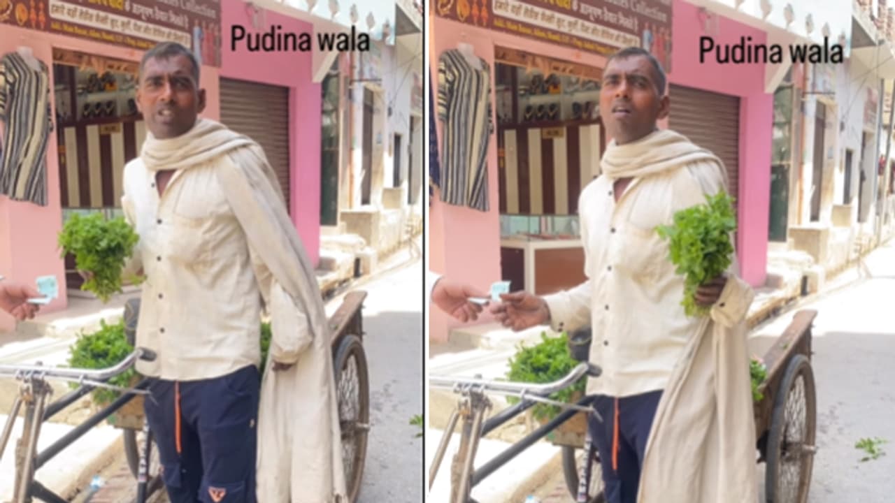 Viral video of pudina selling men