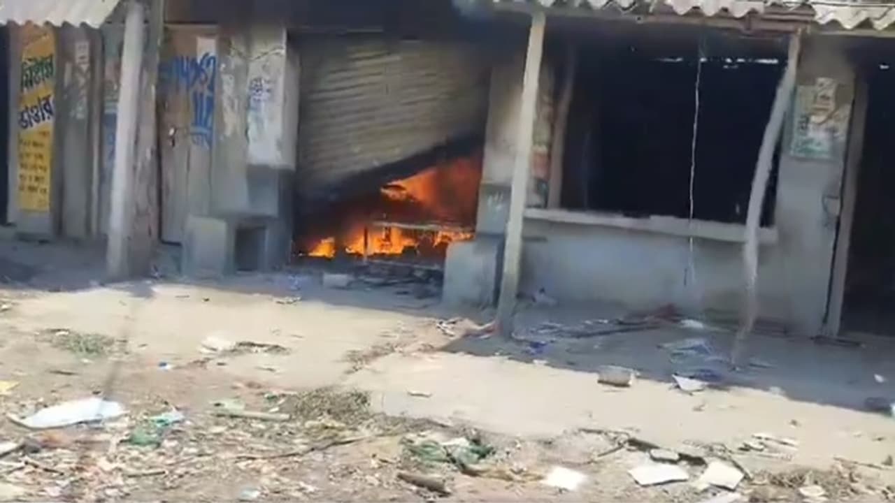 Fire in Nandigram Fire in Nandigram