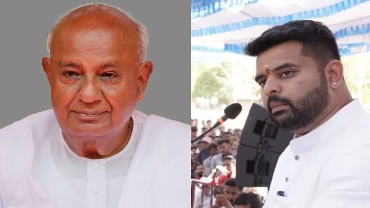 HD Deve Gowda Prajwal Revanna