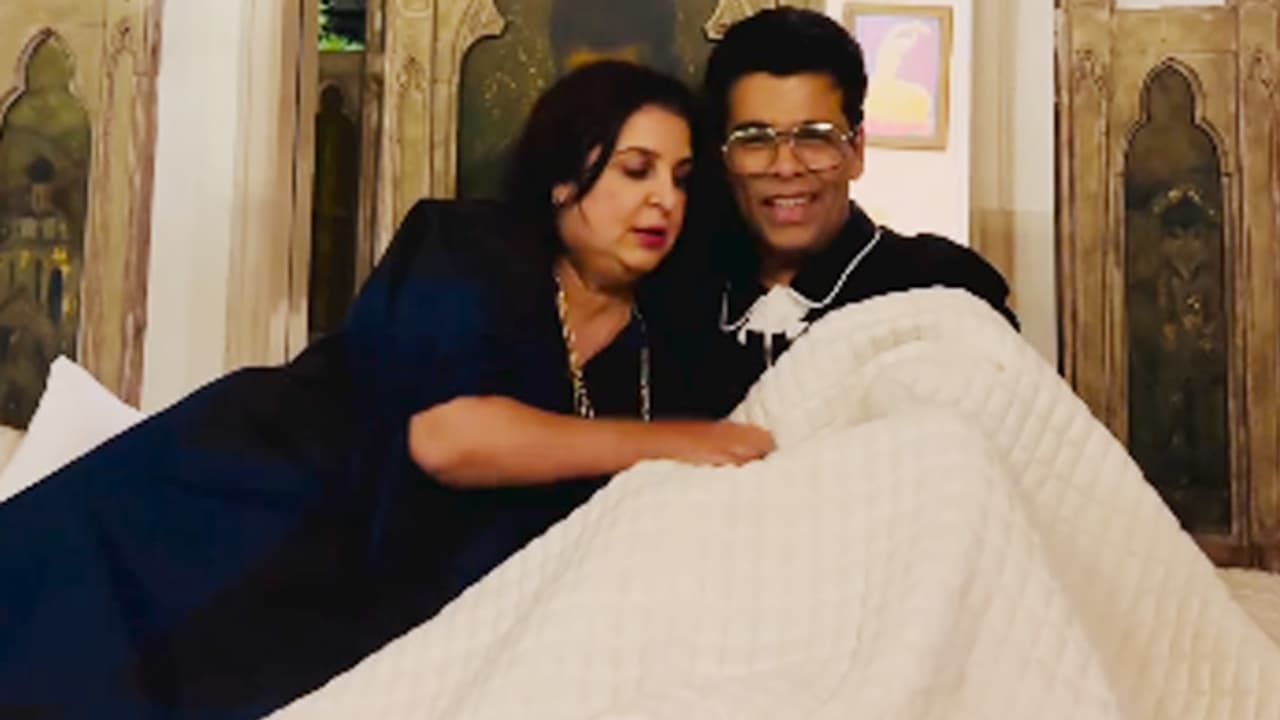 Karan Johar Farah Khan Viral Video Karan Johar Farah Khan Viral Video