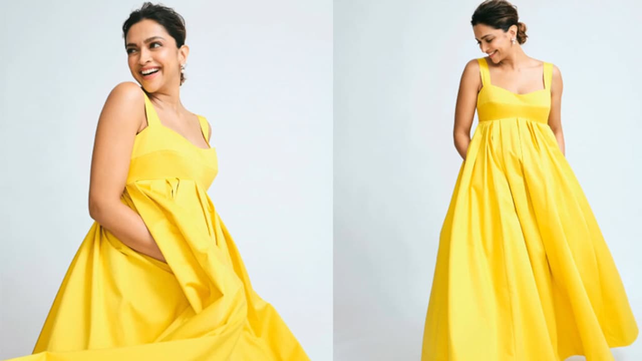 Deepika Padukone Yellow Gown Deepika Padukone Yellow Gown