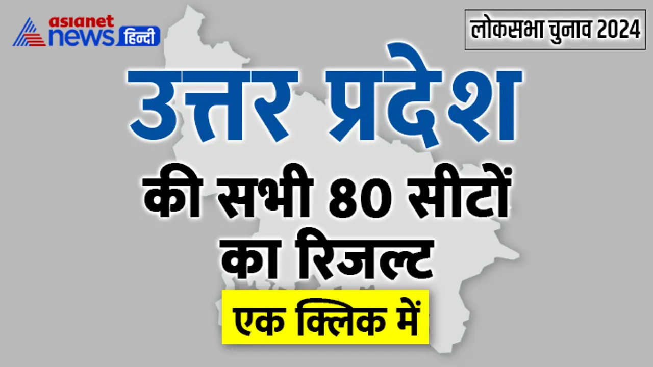 Uttar Pradesh Lok Sabha Election 2024 Result