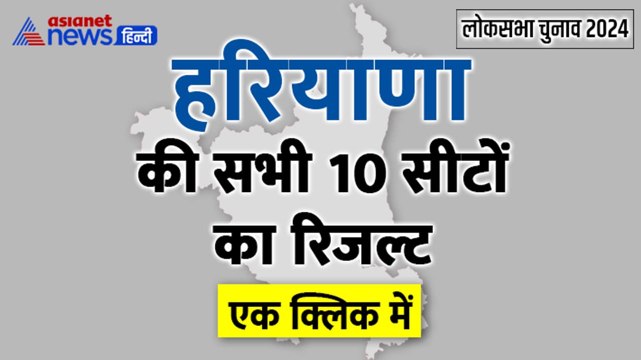 Haryana Lok Sabha Election 2024 Result Haryana Lok Sabha Election 2024 Result