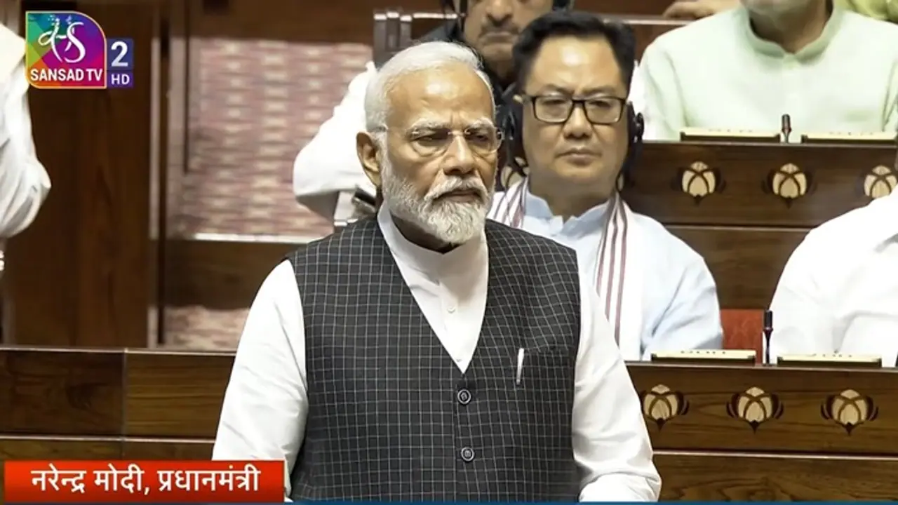 Narendra Modi in Rajya Sabha Narendra Modi in Rajya Sabha