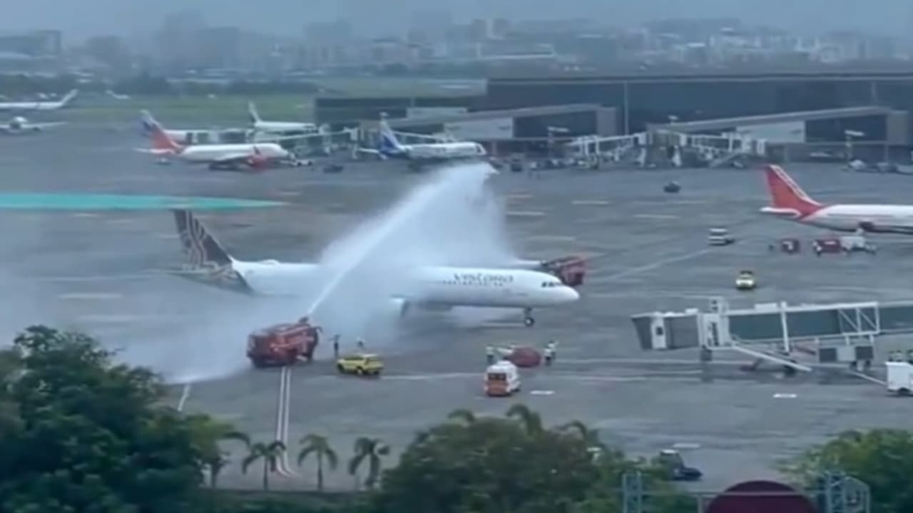 Water Salute for Team India Water Salute for Team India