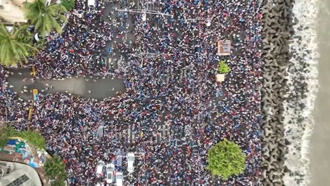 Team India victory parade Video