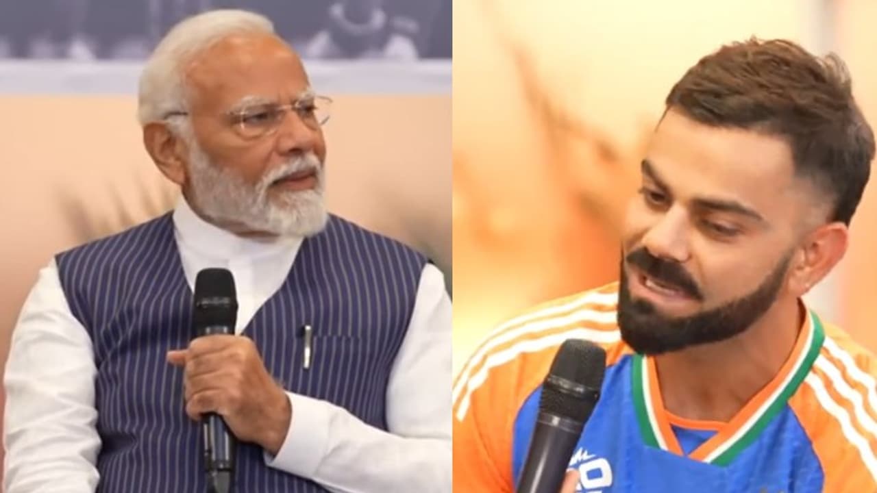 Narendra Modi with Virat kohli Narendra Modi with Virat kohli