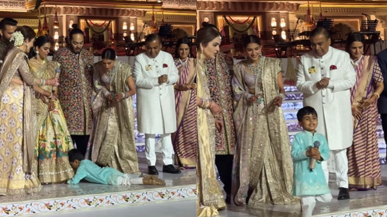 Mukesh Ambani Grandson Prithvi Mukesh Ambani Grandson Prithvi