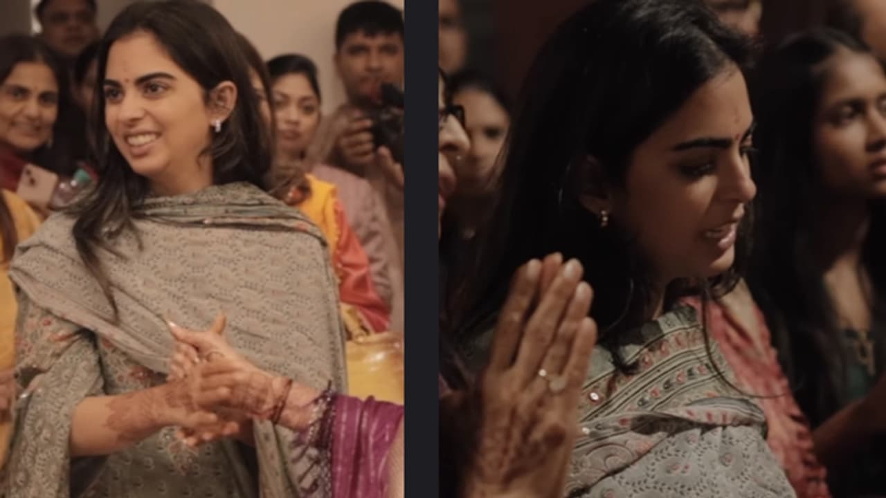 Isha Ambani Simple Chikankari Salwar Suit: 