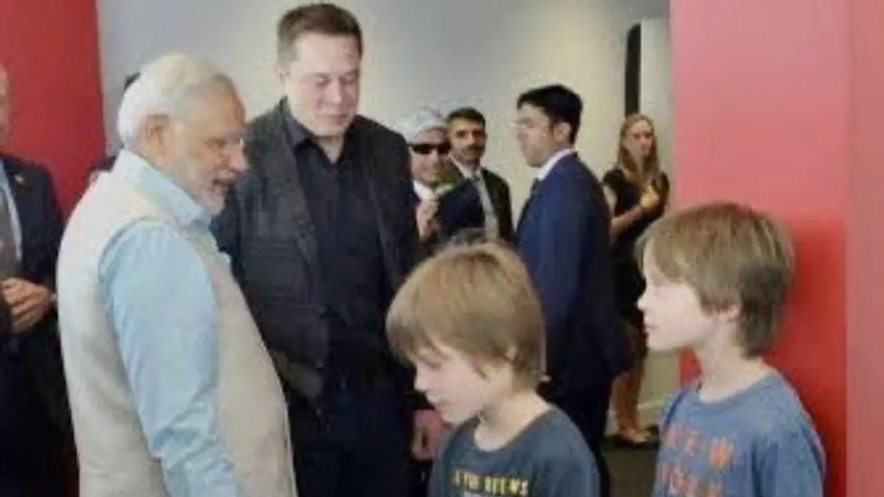 PM Modi And Elon Musk PM Modi And Elon Musk