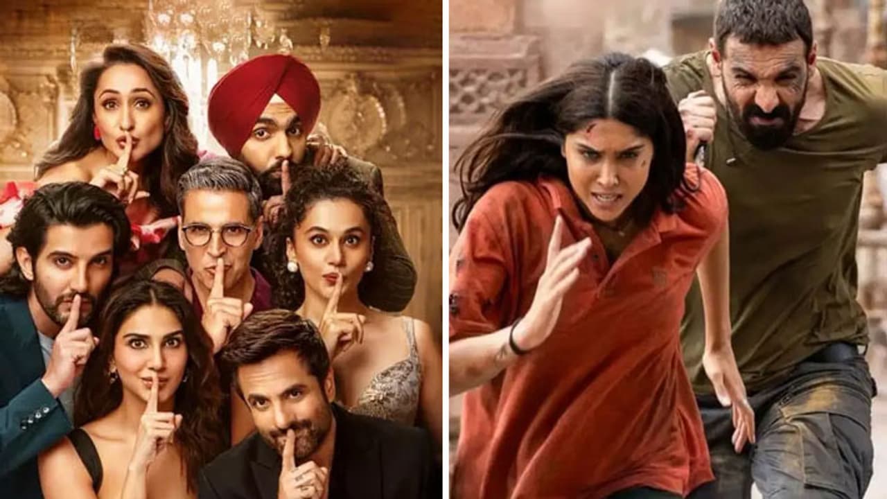 Vedaa VS Khel Khel Mein Day 1 Advance Booking Vedaa VS Khel Khel Mein Day 1 Advance Booking