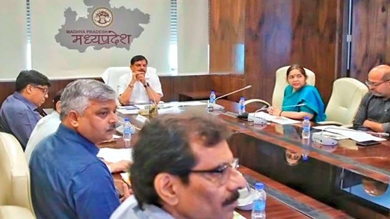 Mohan Yadav review works of Anand Department Mohan Yadav review works of Anand Department