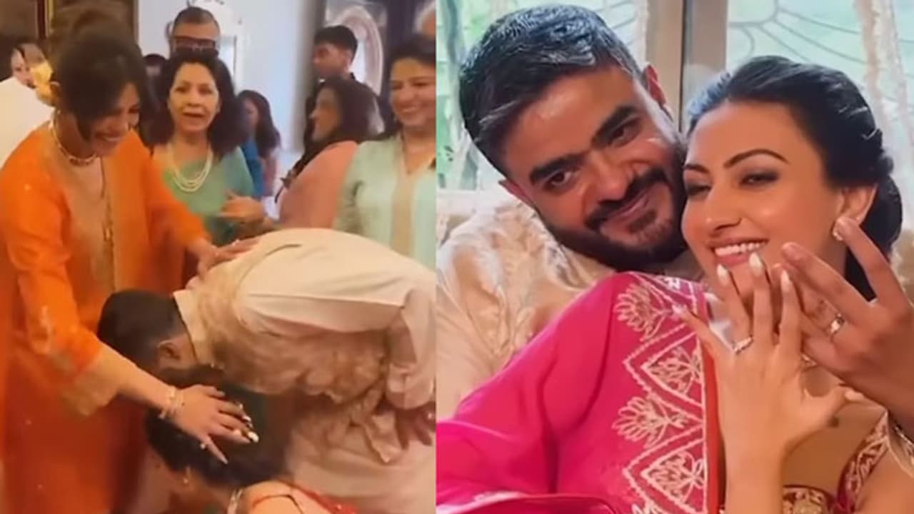 priyanka chopra blesses brother siddharth and his fiance neelam ring ceremony