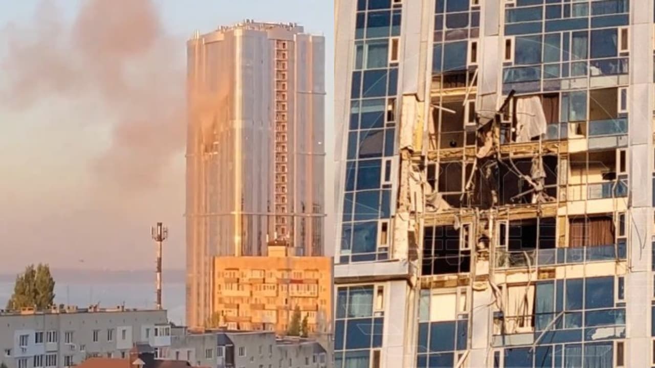 Russia Drone Attack Russia Drone Attack