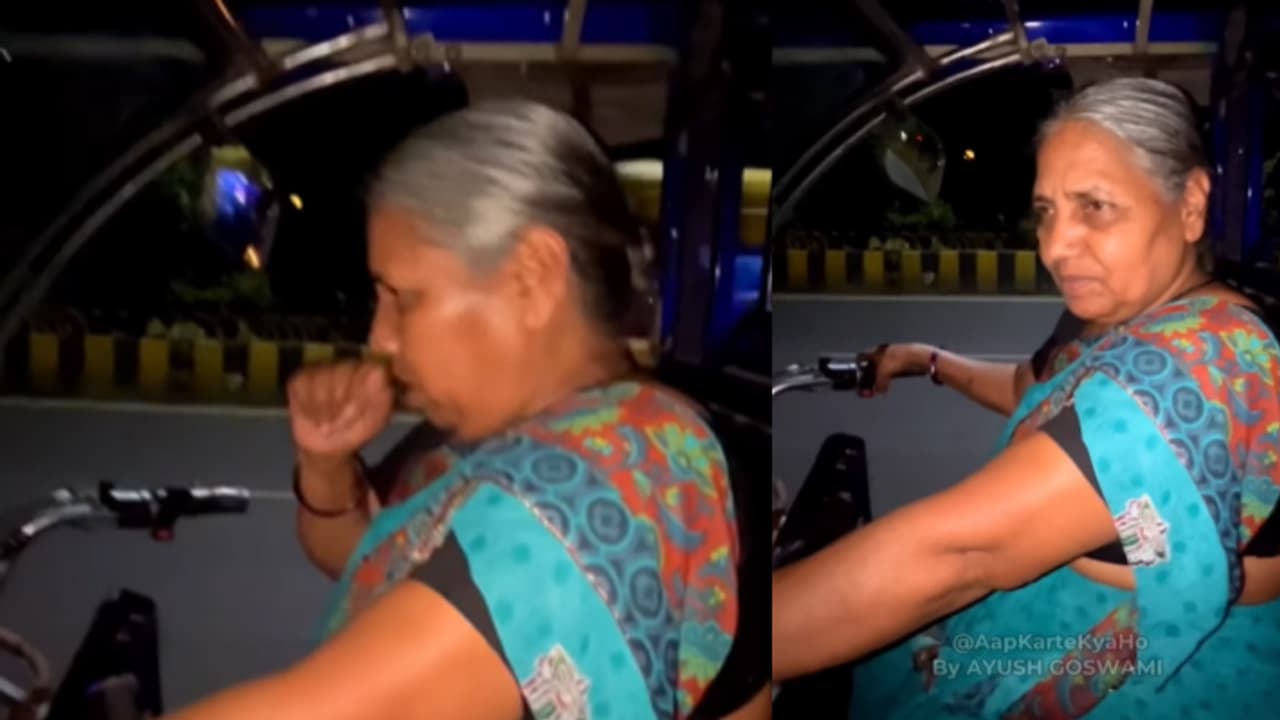 old female auto driver old female auto driver