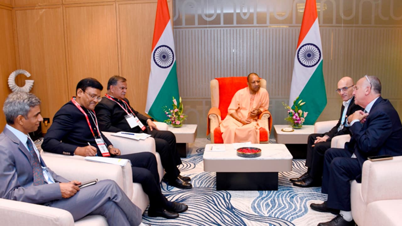 Yogi Adityanath at semicon india 2024 invited investors