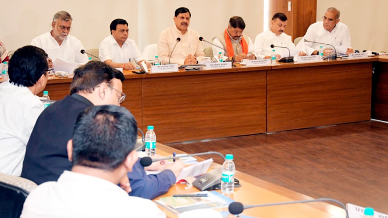 Mohan Yadav cabinet meeting on the overall development of Narmada River Mohan Yadav cabinet meeting on the overall development of Narmada River