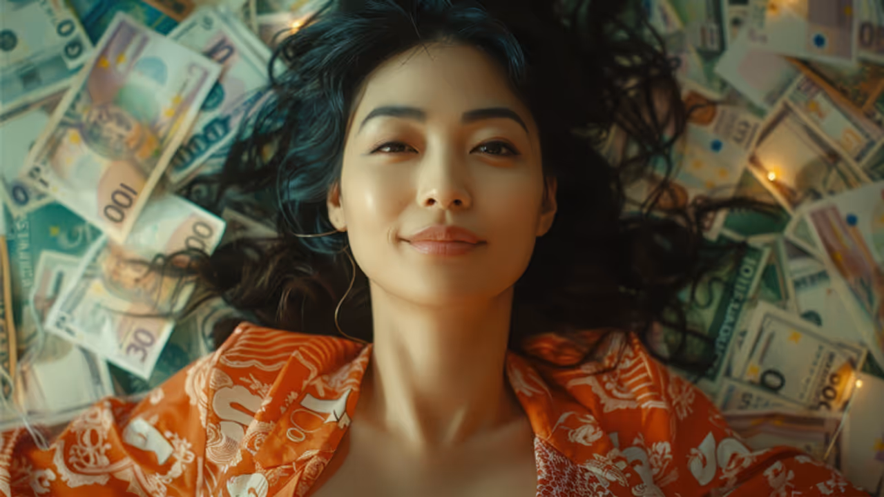 Millionaire girl from shares