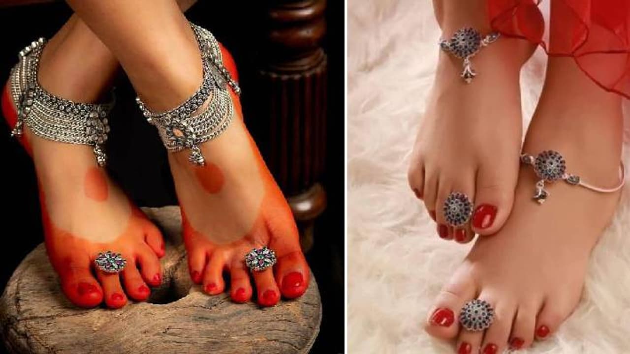 Traditional Payal Design idea for Navratri Traditional Payal Design idea for Navratri