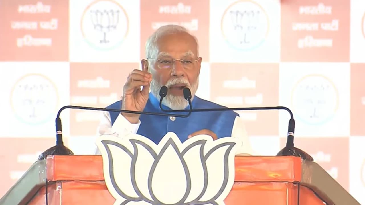 Narendra Modi rally in Sonipat Narendra Modi rally in Sonipat