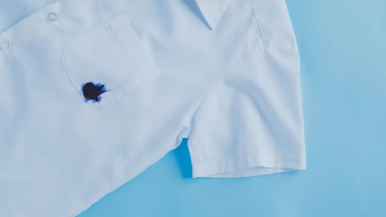 How to clean pen stains on white shirt