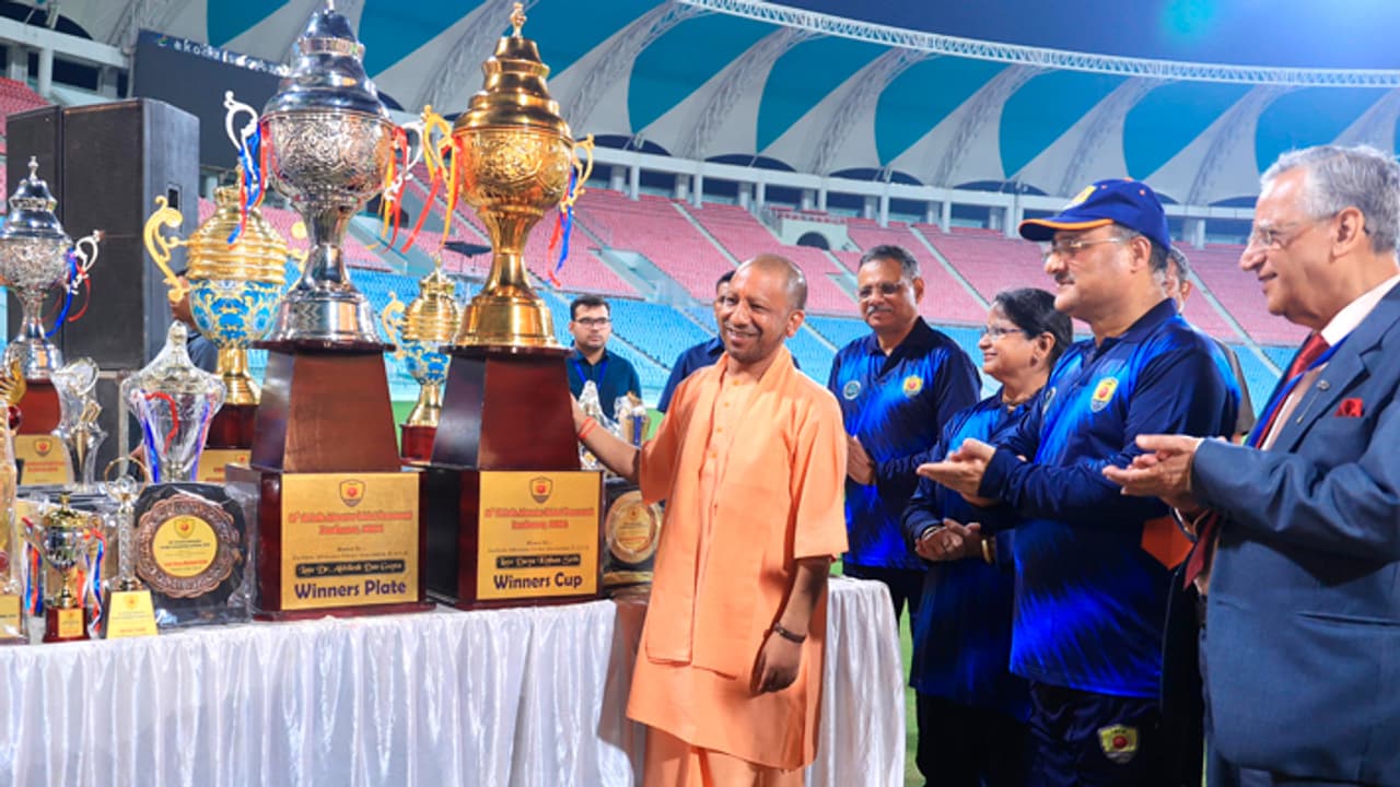 Yogi Adityanath inaugurates the 36th All India Advocate Cricket Tournament Yogi Adityanath inaugurates the 36th All India Advocate Cricket Tournament