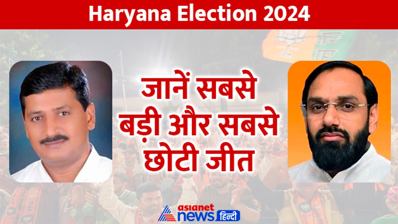 Haryana Assembly Election Biggest margin victory