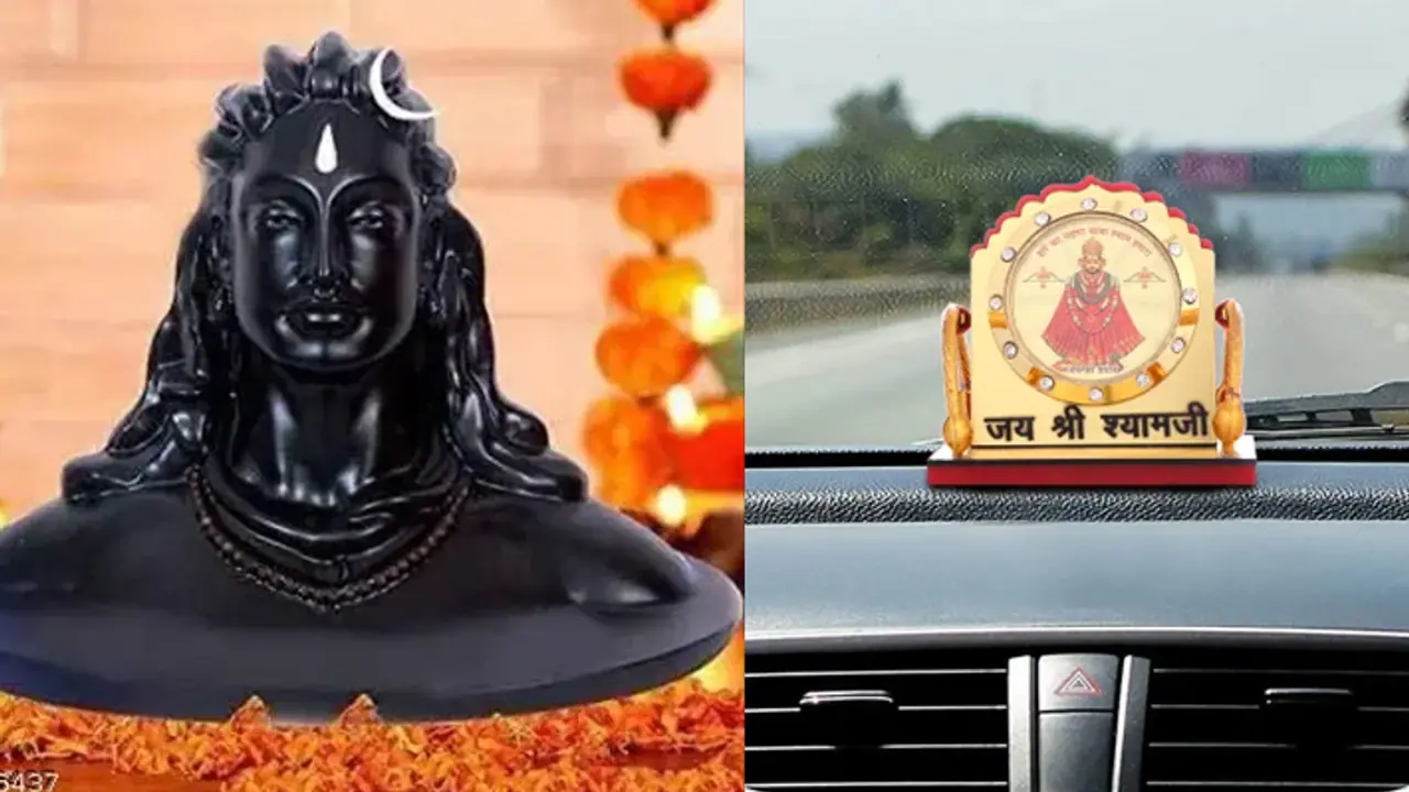 Is it right to place god idol on car dashboard