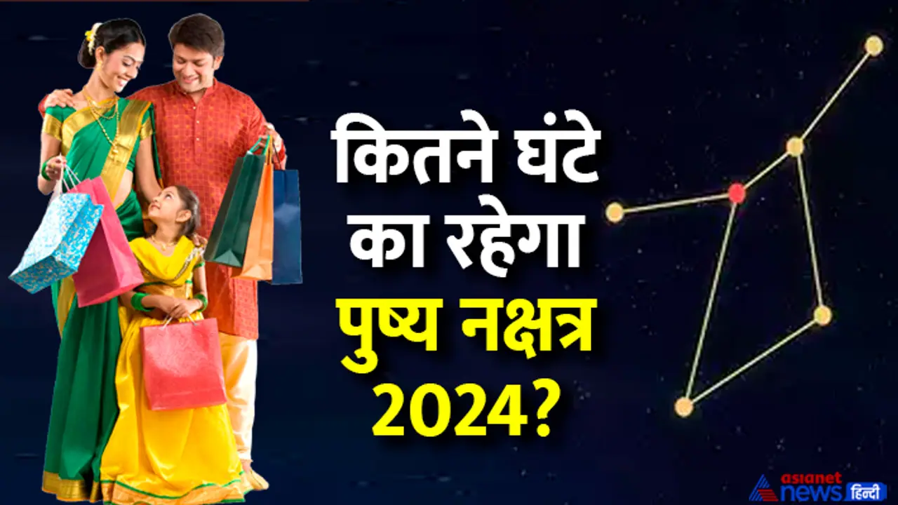 Pushya Nakshatra 2024 dates