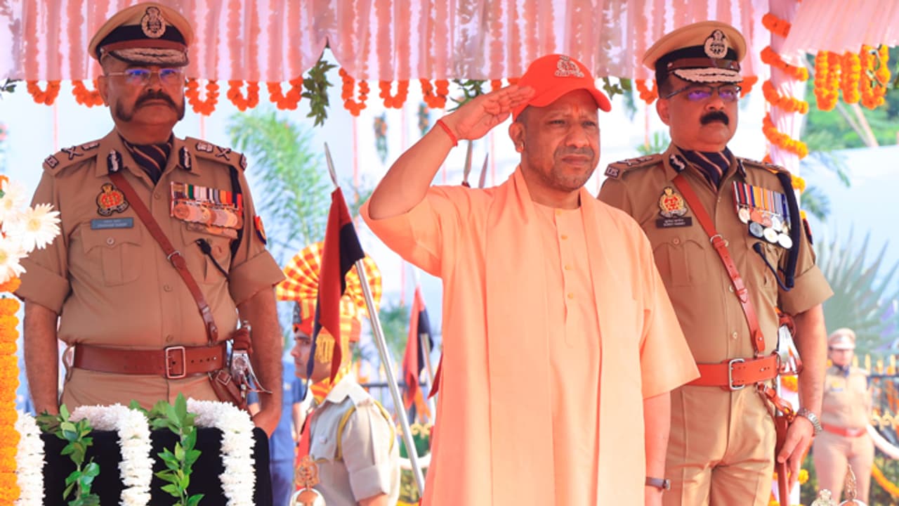 CM Yogi Adityanath at Police Smriti Diwas CM Yogi Adityanath at Police Smriti Diwas