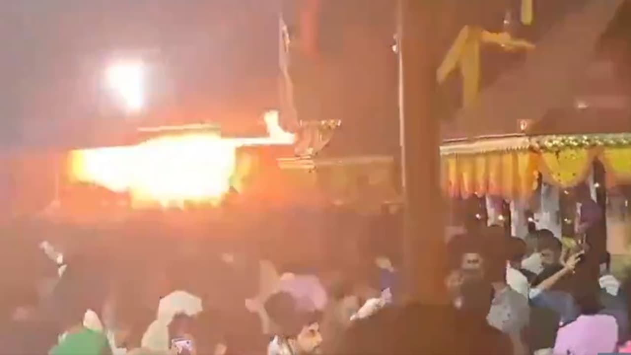 Fireworks accident at Kerala Fireworks accident at Kerala