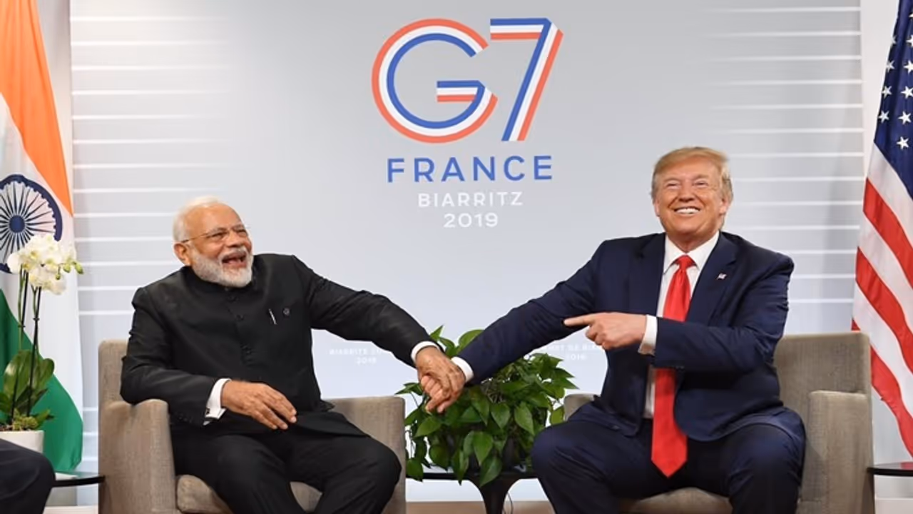 Narendra Modi and Donald Trump Narendra Modi and Donald Trump
