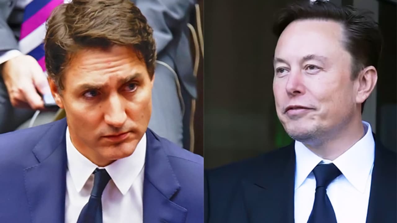 Justin trudeau vs Elon musk