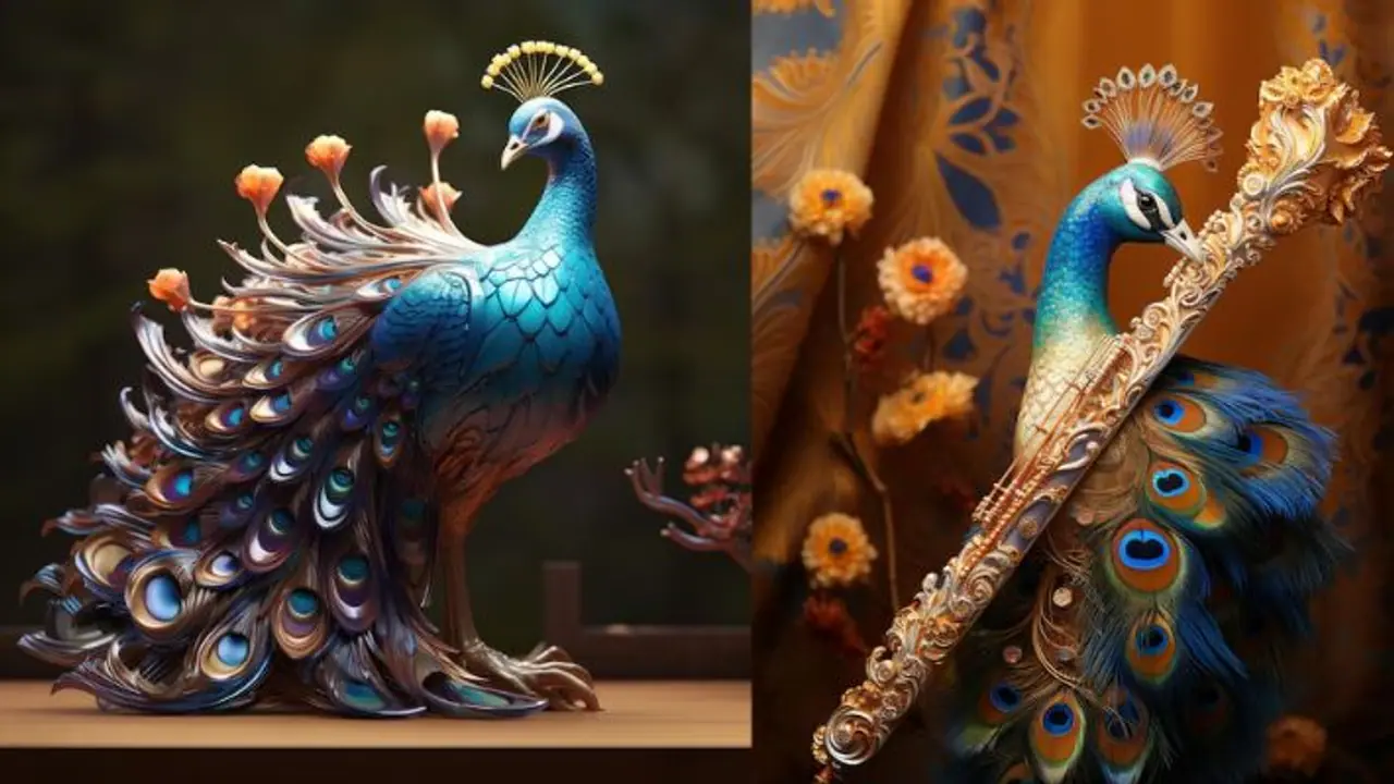 peacock statue at home benefits as per vastu