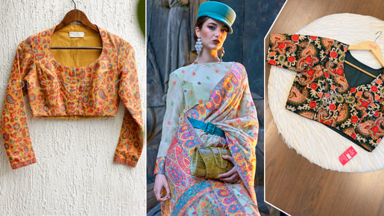 Pashmina Blouse for saree winter fashion 7 benefits Pashmina Blouse for saree winter fashion 7 benefits