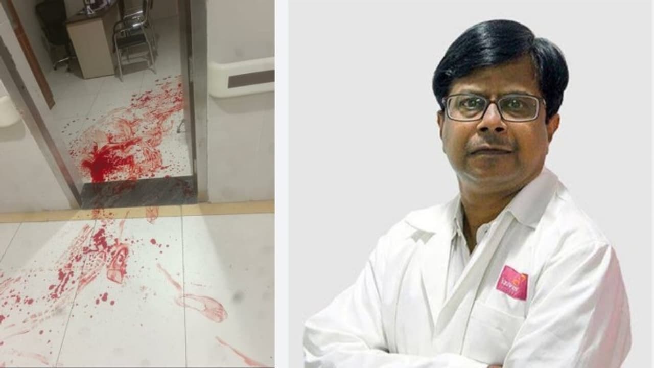 Doctor attacked with knife in Chennai hospital Doctor attacked with knife in Chennai hospital